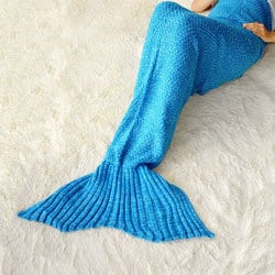 Heartybay Crochet Mermaid Tail Blanket